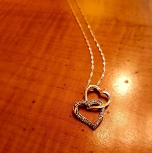 Pandora heart pendant necklace
